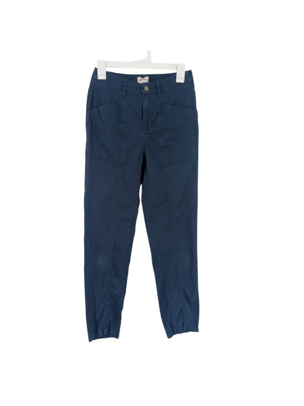 Pact Utility Cargo Pants Organic Cotton Straight Leg Stretch Minimalist XSmall